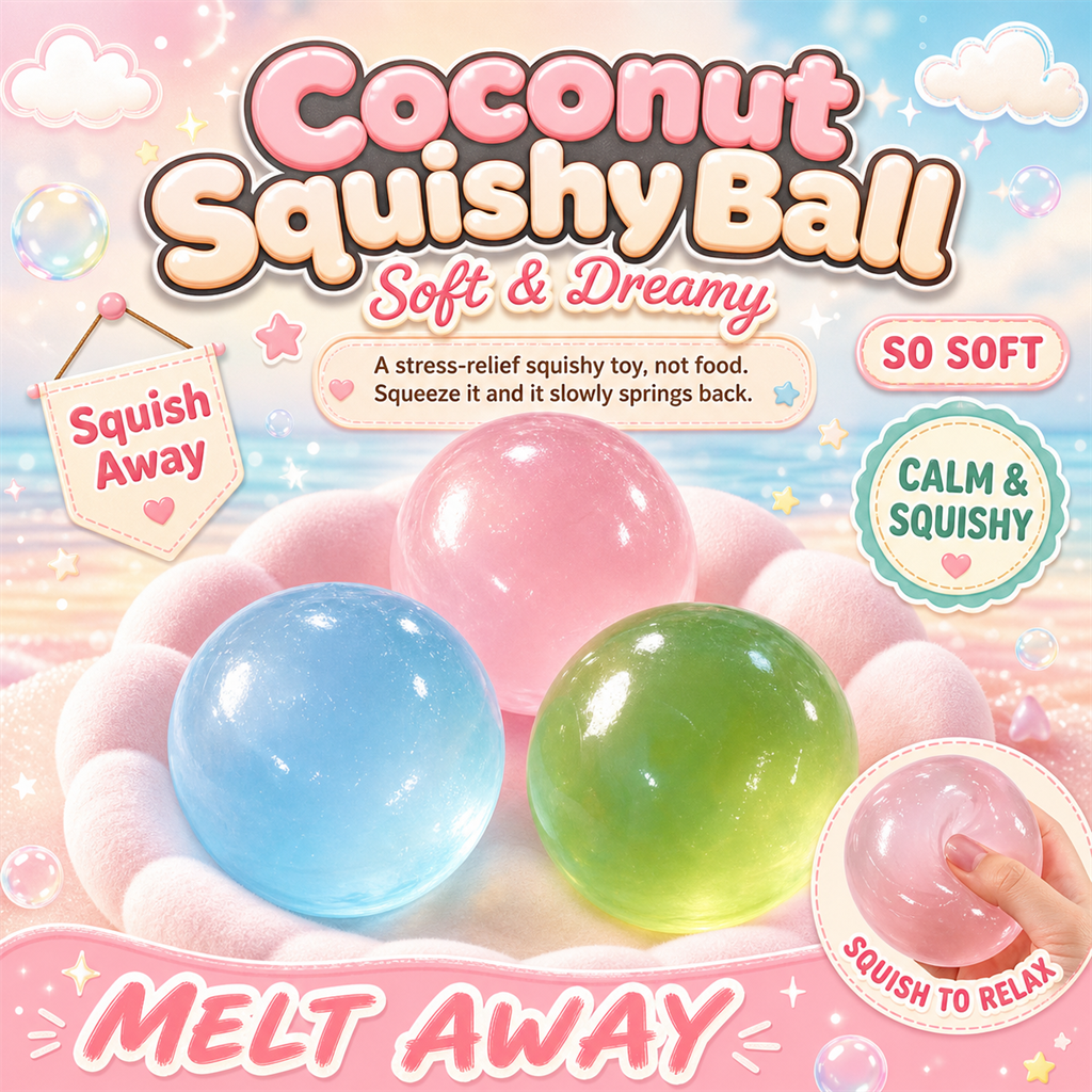 Coconut Oil Squishy Stress Ball hero