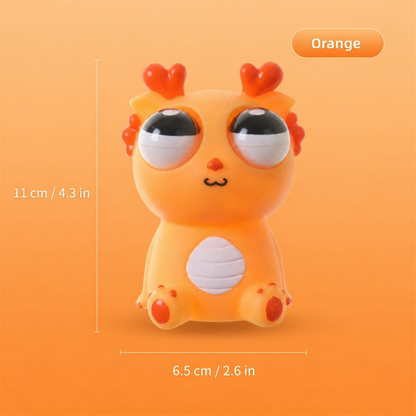 Dragon Eye Popping Squishy dimensions in cm and inches