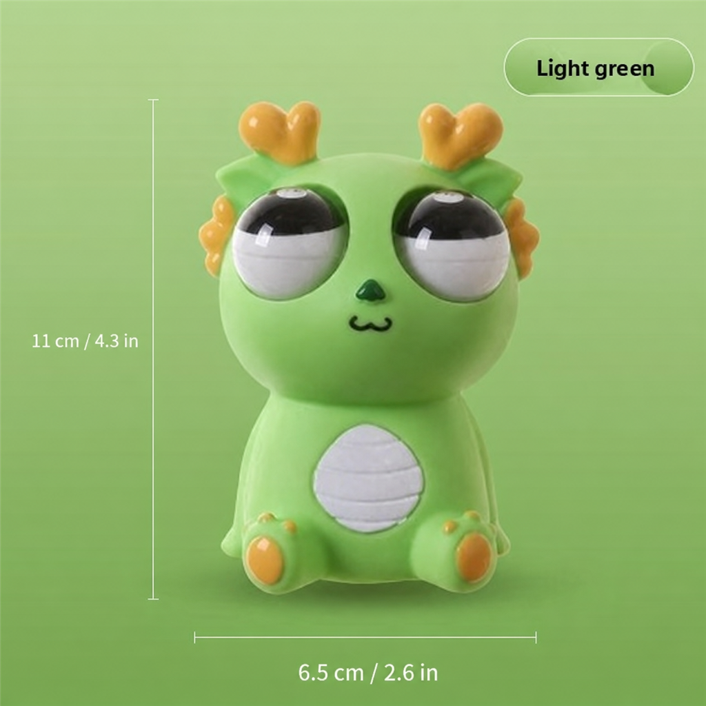 Dragon Eye Popping Squishy dimensions in cm and inches