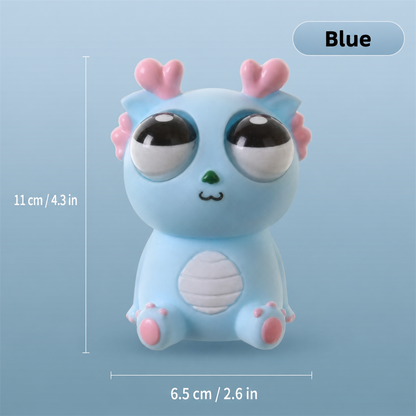 Dragon Eye Popping Squishy dimensions in cm and inches