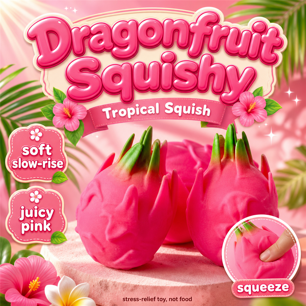 Dragonfruit Squishy poster