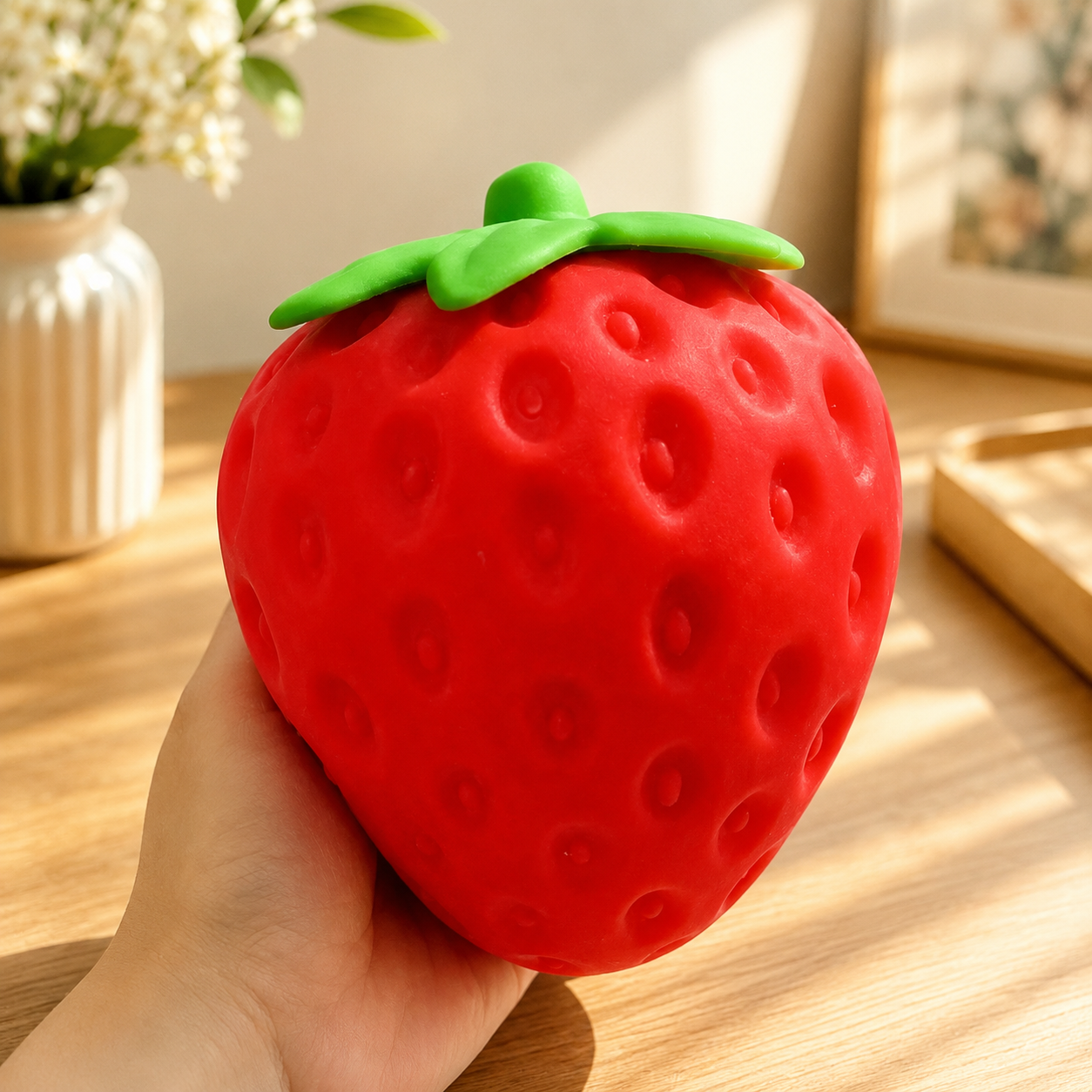Jumbo Strawberry Squishy - product gallery photo 7