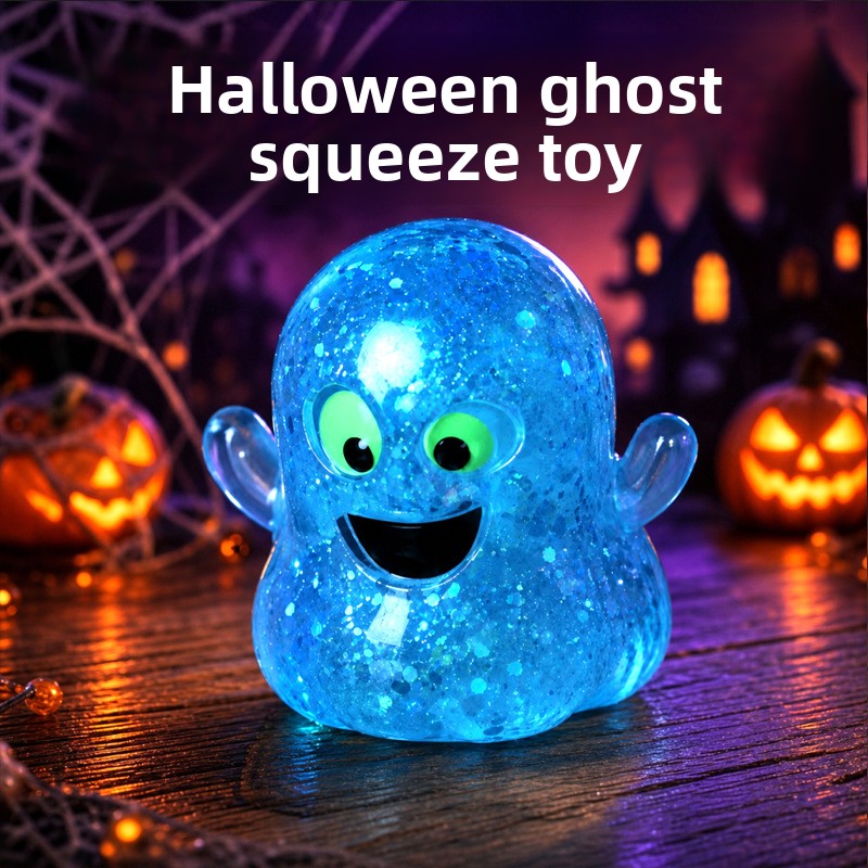 Halloween Pumpkin & Ghost Squishy