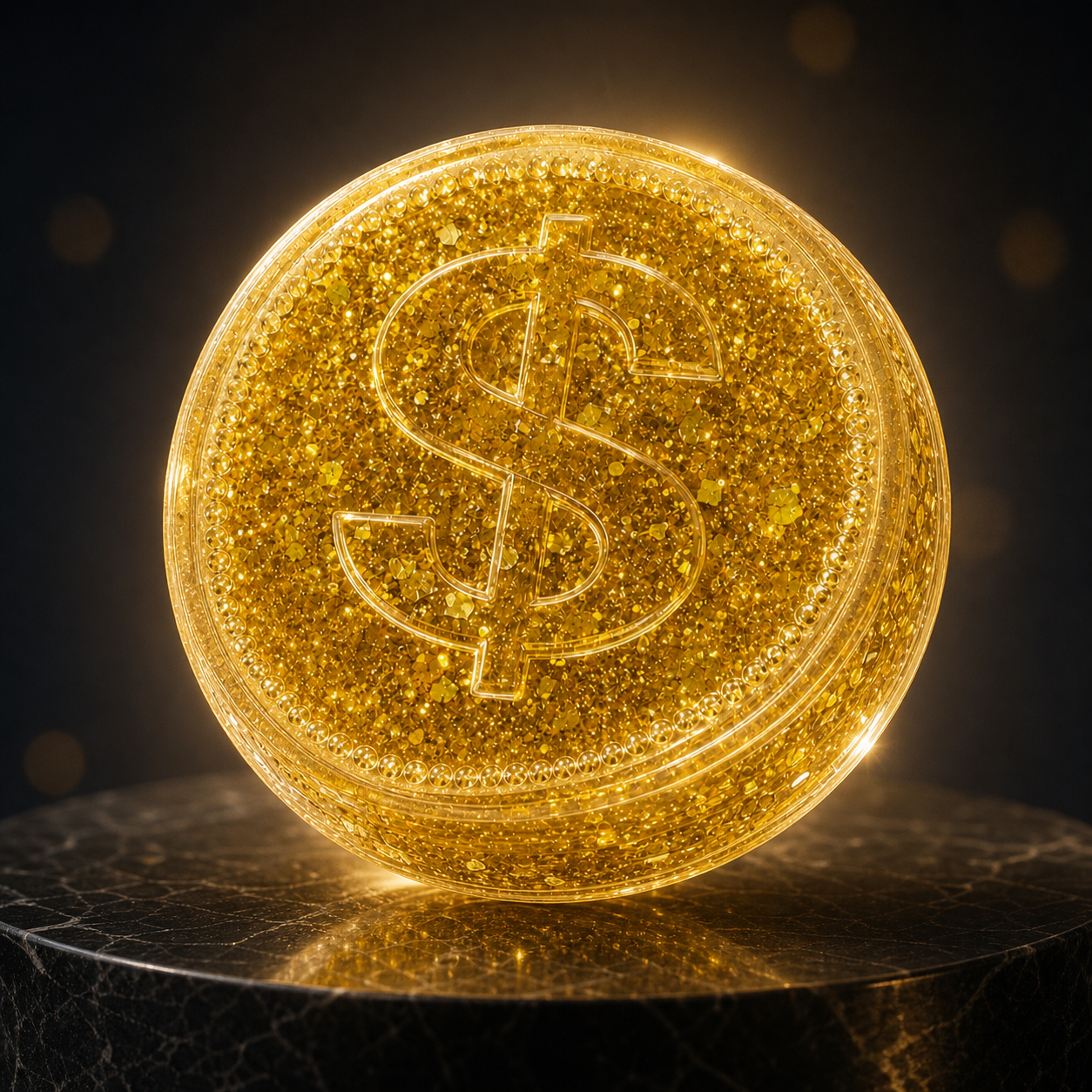 Gold Coin Squishy