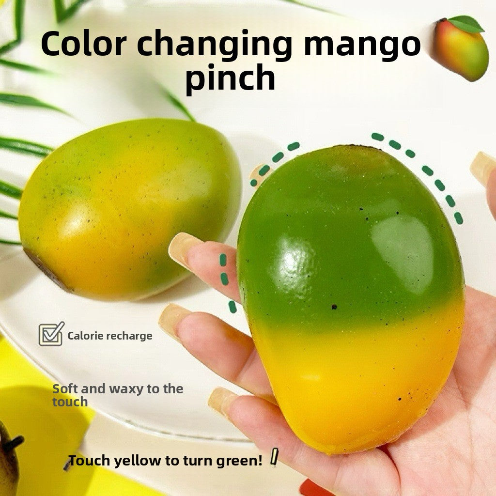 Color Changing Mango Squishy