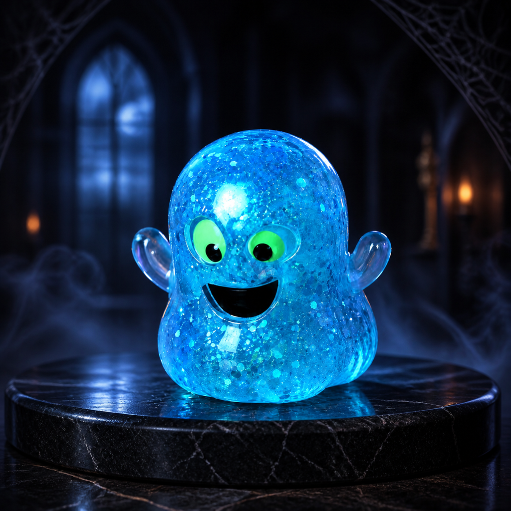 Halloween Pumpkin & Ghost Squishy - product gallery photo 9
