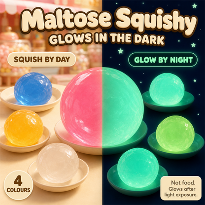 Glow in the Dark Maltose Squishy hero poster