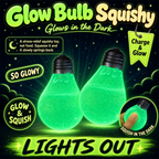Glow-in-the-dark Bulb Squishy hero