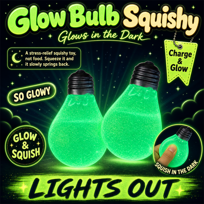 Glow-in-the-dark Bulb Squishy hero