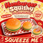 Hamburger Squishy — slow-rising mini burger stress toy, S&S Village poster