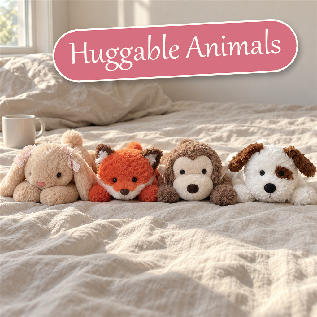 Huggable Animal Plush - S&S Village