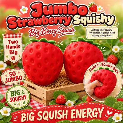 Jumbo Strawberry Squishy hero