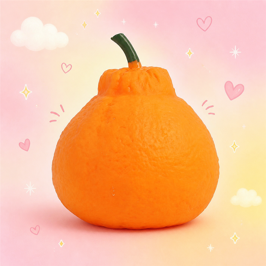 Mandarin Squishy - detail view