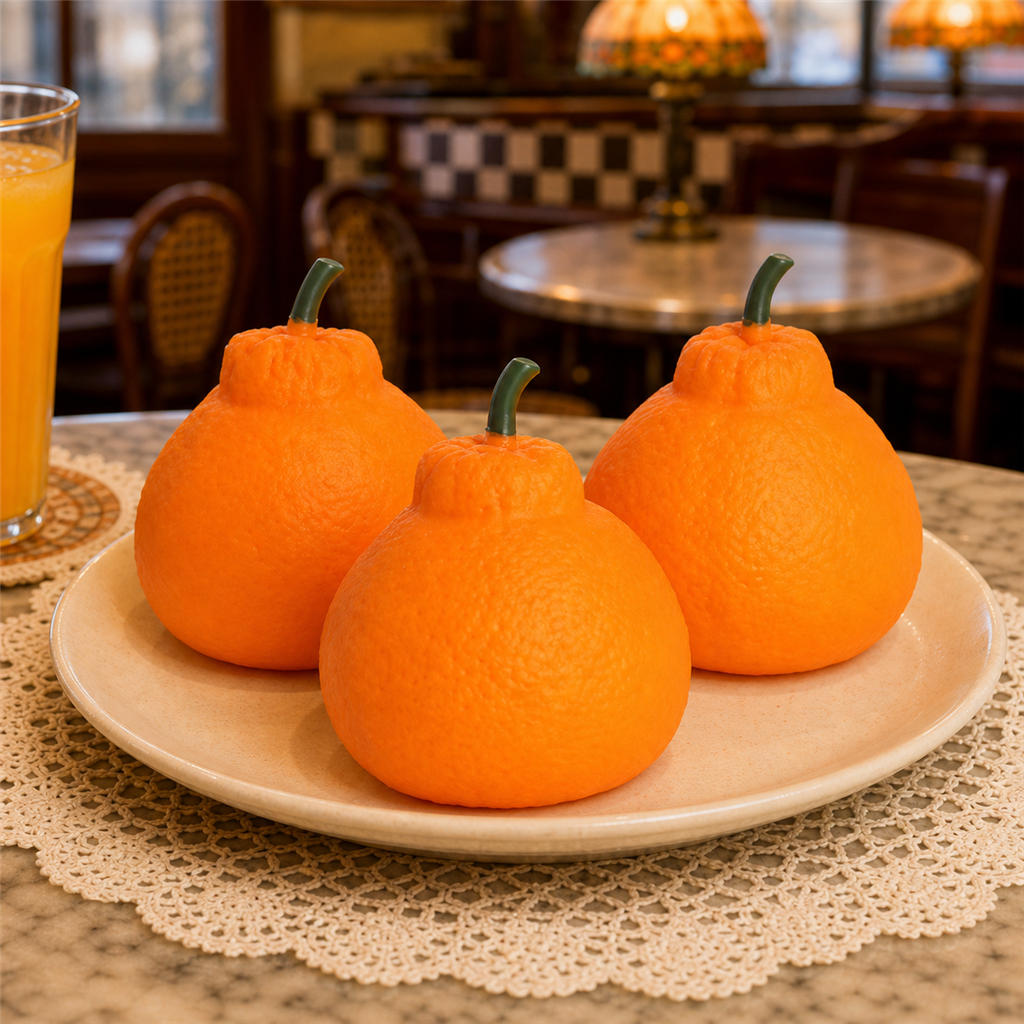 Mandarin Squishy - alternate view