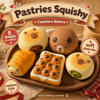 Pastries Squishy poster