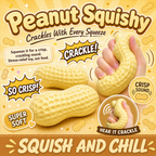 Peanut Squishy with Crackle Sound poster - soft peanut stress toy