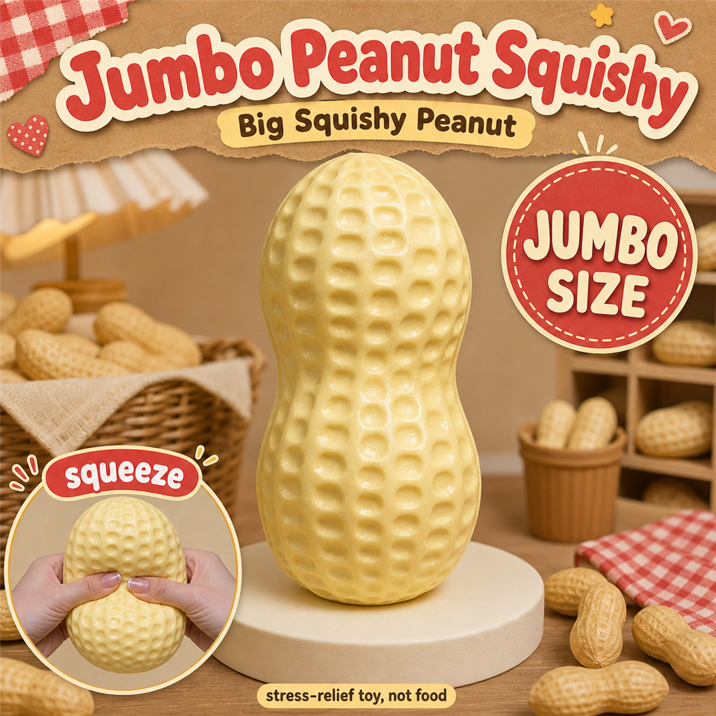 Jumbo Peanut Squishy poster