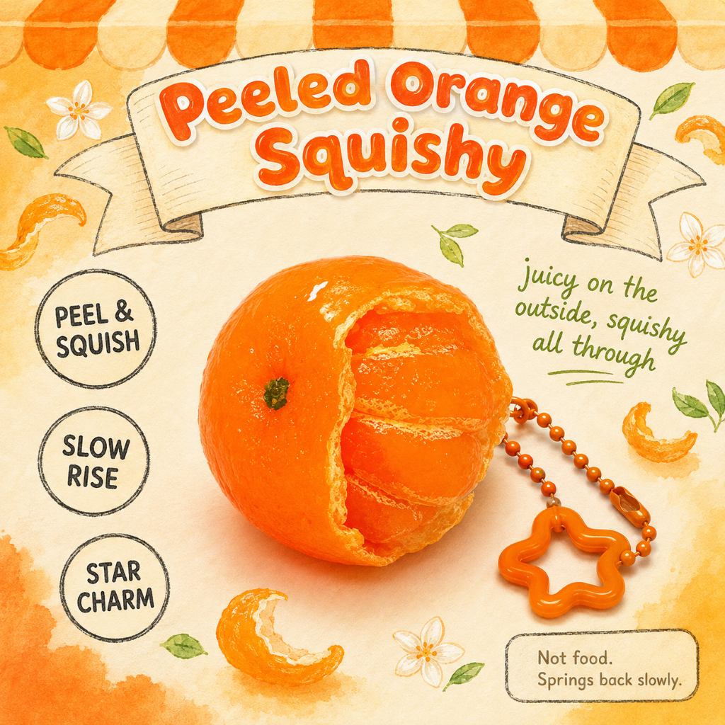 Peeled Orange Squishy hero poster