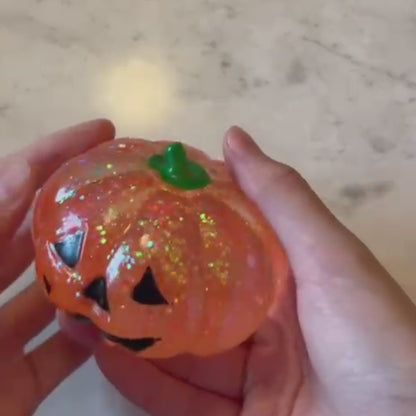Halloween Pumpkin Head Squishies