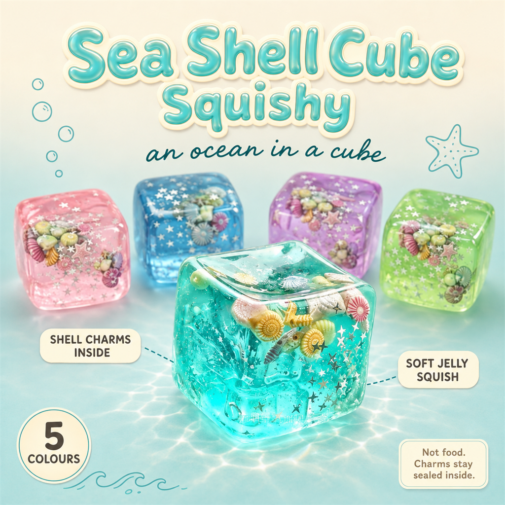 Sea Shell Cube Squishy hero poster