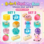 8-in-1 Squishy Box — Set 1 and Set 2